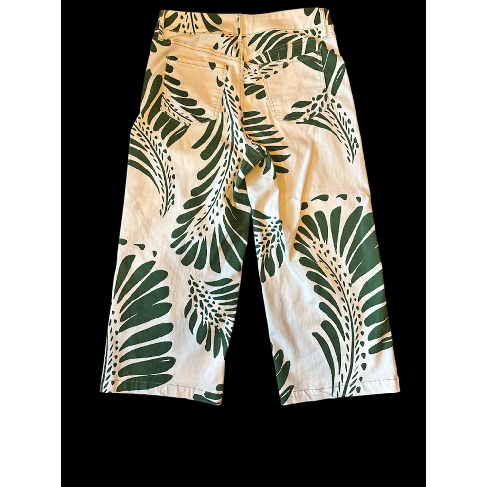 Chico's Pull On Wide Leg Cropped - US Size 8 - Picture 2 of 8